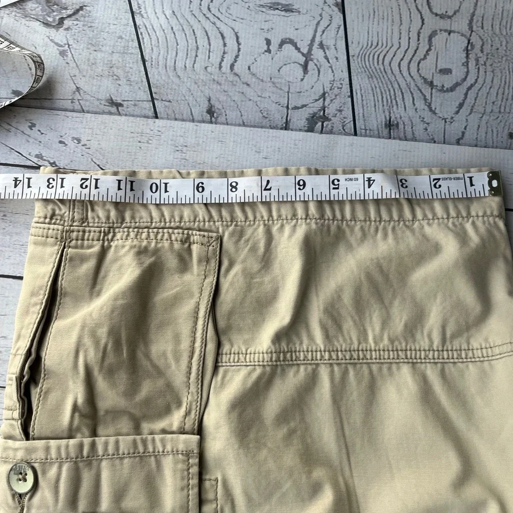 Levis Mens‎ Tan Khaki Cotton Cargo Shorts Size 42 Hiking Gorpcore Outdoor Work